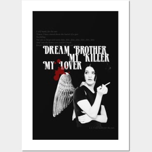 "Dream Brother" Battle for the Sun Placebo Brian Molko blood splatter lyrics Posters and Art